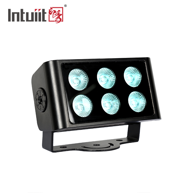 Waterproof 6×5 Watt RGBW 4 In 1 LED Stage Flood Lights │ MYLED-126