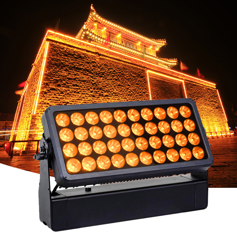led city color IP65 stage lighting 40x10w 4in1 rgbw waterproof led wall washer light