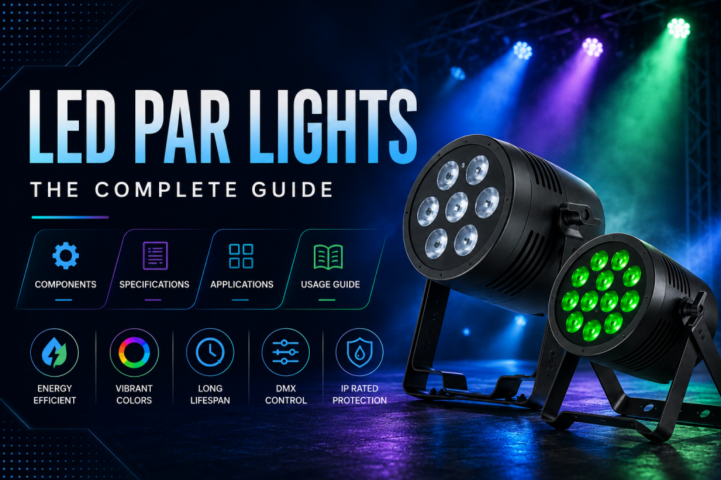 What Are LED PAR Lights? Components, Specifications & Usage Guide