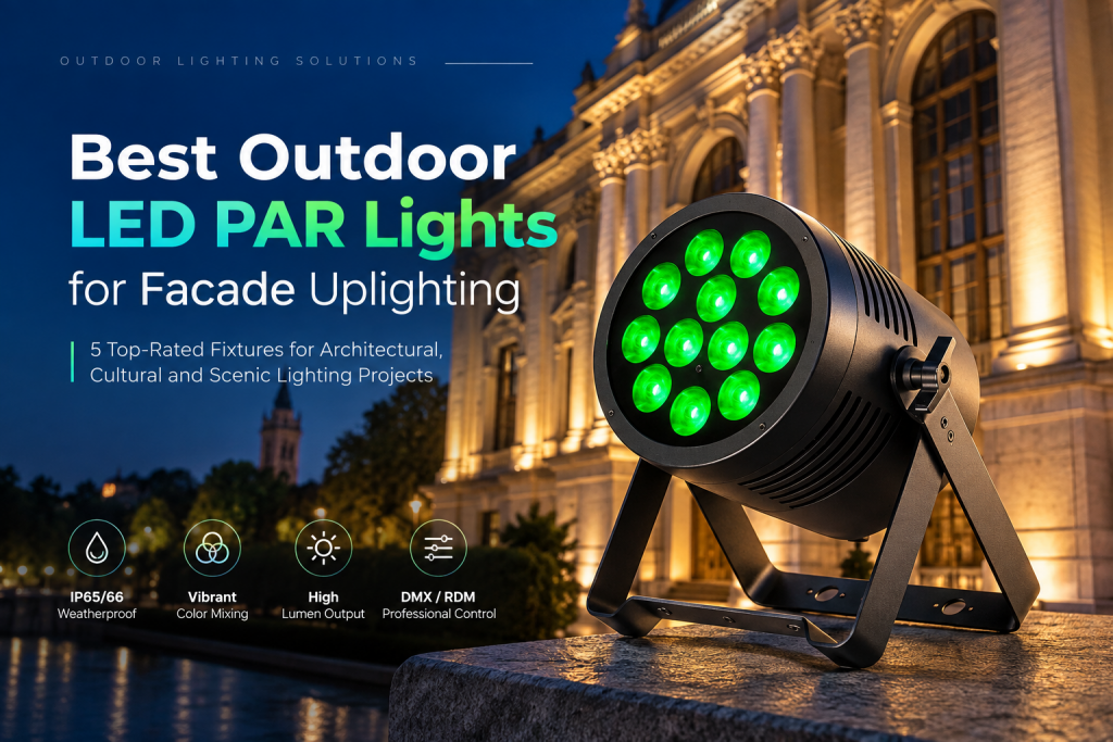 Best Outdoor LED PAR Lights for Facade Uplighting